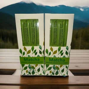 Harmony Pure MATCHA tè verde biologico in polvere 80 tubi da tè lotto di 2 scatole - Foto 1 di 4