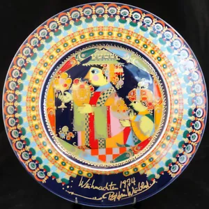 ROSENTHAL PIATTO NATALE 1974 Made in Germany NUOVO MAI SALDATO Quarta Edizione - Foto 1 di 1