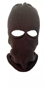 BNWT BLACK 2 HOLE SKI MASK BALACLAVA *PRIVATE SALE* - Picture 1 of 1
