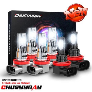 Combo de faros LED altos/bajos + antiniebla 6000 k para Nissan Máxima 2016 2017 2018 - Imagen 1 de 15