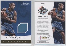 2013-14 Panini Prestige True Colors Materials Grant Hill #10 HOF