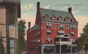 Peekskill NY - HOTEL RALEIGH - Postcard Westchester County - Picture 1 of 2