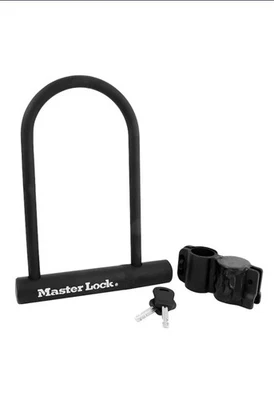 Master Lock 8170D Keyed U-Lock Bike Lock 13mm Hardened Steel Shackle - Image 1 of 4