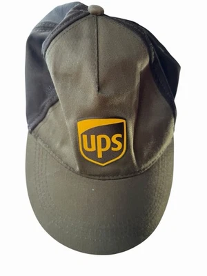 Gorra UPS marrón protector de desgaste uniforme de trabajo clásico logotipo frontal de empleado protector de desgaste Foto 1 de 4
