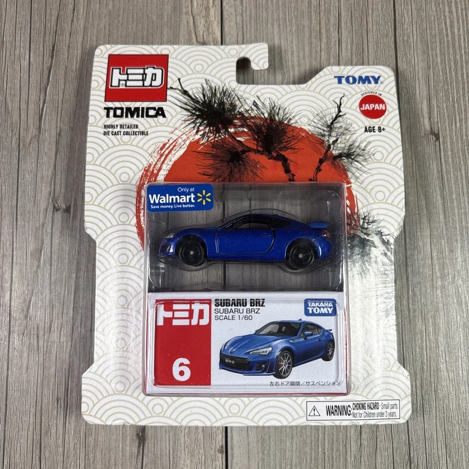 2019 Tomica Tomy #6 Subaru BRZ Walmart MOC GS