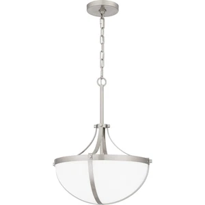 Antebellum 2-Light Pendant in Brushed Nickel - Picture 1 of 7