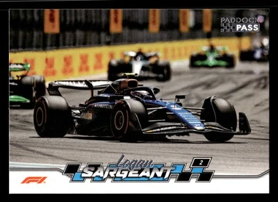 Logan Sargeant 2024 Topps Paddock Pass Formula 1 #50 Williams - Image 1 of 2