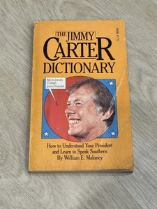 The Jimmy Carter Dictionary 1977 by William E. Maloney Vintage Paperback Funny - Picture 1 of 8