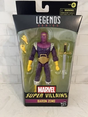 Hasbro Marvel Legends BARON ZEMO 6” Super Villanos Exclusivo NUEVO 2022 NUEVO EN CAJA Foto 1 de 2