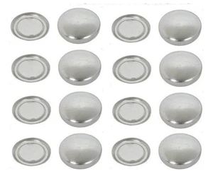 15mm Concave Flatback Buttons - Fabric Flat Backs - Bild 1 von 1
