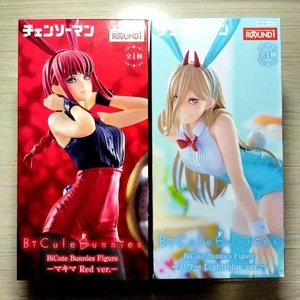 Chainsaw Man BiCute Bunnies Figure Power & Makima Round One Limited Japan Anime - Picture 1 of 6