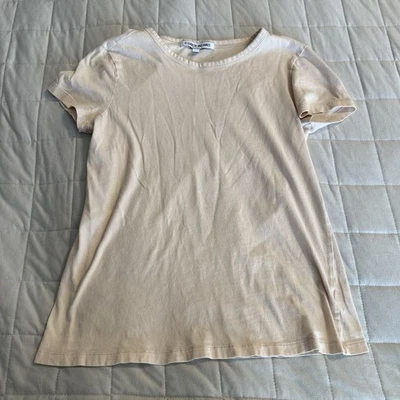 Camiseta para mujer Elizabeth & James manga corta talla XS mezcla de algodón melocotón informal Foto 1 de 4