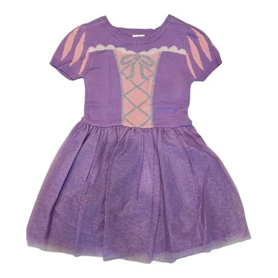NWT Disney Princess Repunzel Dress Girls S 6/6X Purple - Image 1 of 3
