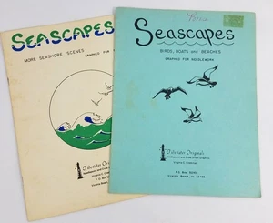Seascapes Cross Stitch Pattern Books Birds Boats Beaches Needlework Graphics '78 - Picture 1 of 16