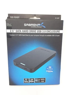 Sabrent 2 5 Zoll SATA an USB 3.0 Werkzeugfreies externes Festplattengehäuse Opt  - Bild 1 von 4