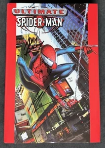 Marvel Ultimate Spider-Man Vol 1 Bendis Bagley handsigniert BECKETT LETTER - Bild 1 von 3