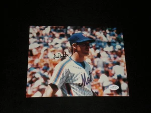 LENNY DYKSTRA SIGNED AUTOGRAPHED 8X10 PHOTO 1986 NEW YORK METS JSA CERTIFIED - Picture 1 of 1