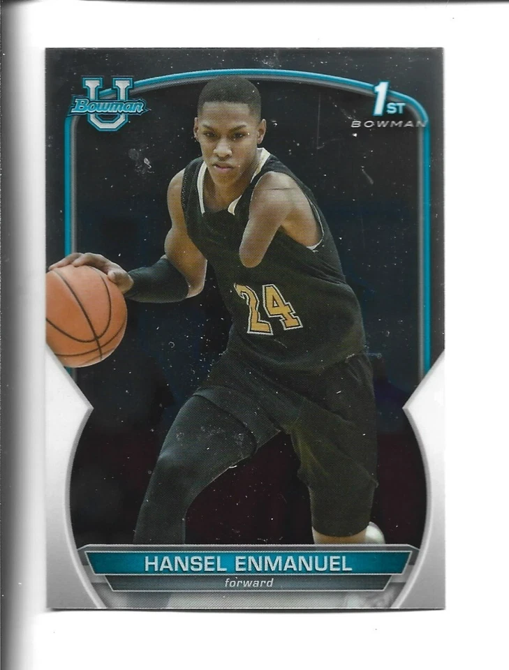 2022-23 Bowman Chrome U #52 Hansel Enmanuel RC, Northwestern State Demons - Image 1 of 1