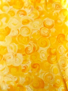 1/2 YD (18" x 44") Mini Swirl By Pat Campbell For Benartex - Picture 1 of 1