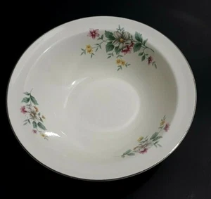 Vtg Hall Round Serving Bowl 9" Superior Quality Dinnerware Springtime Pattern - Picture 1 of 6