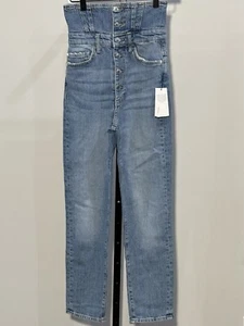 Guess The It Girl Pin Up Super High Waisted Jeans. 27x28 - Picture 1 of 5