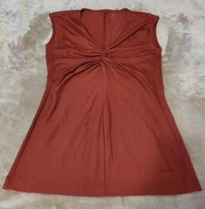 Camiseta sin mangas para mujer Patagonia Siena quemada (naranja) frontal torcida talla pequeña - Imagen 1 de 7