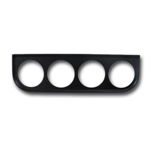 MOTOR METER RACING Universal 4 Hole Gauge Mounting Panel Black 52mm 2-1/16 inch - Picture 1 of 7