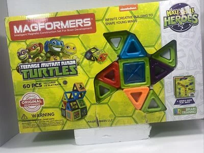 Teenage Mutant Ninja Turtles Magfomers Set In Box Incomplete Good Condition - Image 1 of 4