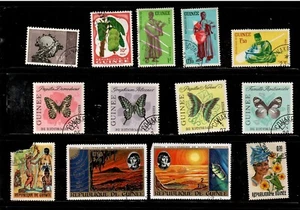 Kleine Grouo Guinea / Guinee Briefmarken - Bild 1 von 1