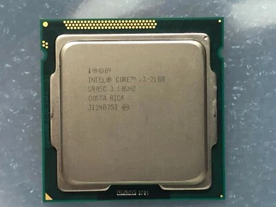 Intel Core CPU Processor i3-2100, SR05C, 3.10 GHz, 3MB Cache, LGA 1155, 2C, 4T - Image 1 of 3