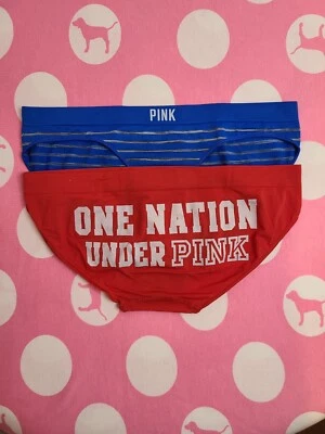 Bragas de yoga elásticas sin costuras rosa 2pk de colección Victoria's Secret talla XS Foto 1 de 4