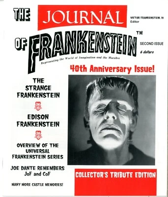 Journal of Frankenstein Magazine  # 2    VERY FINE+    2000     See photos - Image 1 of 2