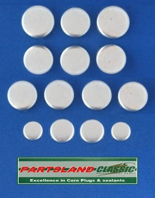 Conjunto de plugues de núcleo Toyota Carina Celica Corolla MR2 Sprinter 1.6lt e 2.0lt 1983 ligado - Imagem 1 de 3