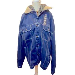 Elkmont Outfitters Denim Jacket with Attached Hoodie - Picture 1 of 15