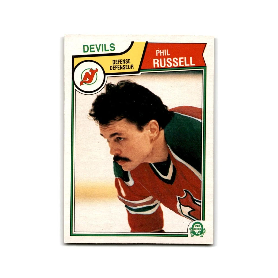 1983 O-Pee-Chee Phil Russell New Jersey Devils #237 - Image 1 of 3