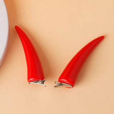 Hot Selling Anime Cosplay Kawaii Red Headwear Halloween Devil Headpiece New - Image 1 of 4