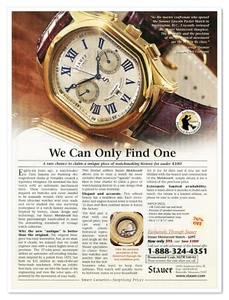 Stauer Meisterzeit Automatic Watch 2010 Full-Page Print Magazine Jewelry Ad - Picture 1 of 4