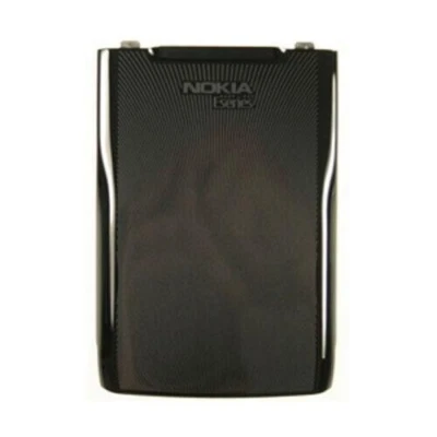 Repuesto de cubierta de batería de teléfono negra para puerta trasera para Nokia E71 Foto 1 de 4