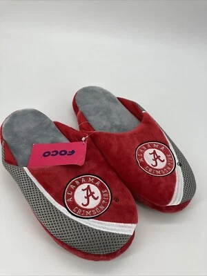 Foco Alabama Crimson Tide Big Logo Color Edge Slippers Size Medium 9-10 - Image 1 of 4