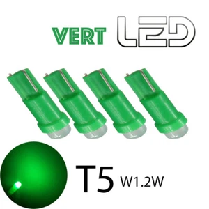 4 Bombillas LED T5 w1.2w Verde Contador Espejos Cortesía Lámpara Lectura LED - Bild 1 von 1