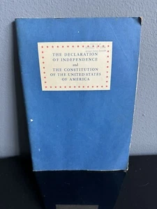 The Declaration Of Independence & The Constitution Reprint 1964 Vintage Rare - Picture 1 of 9