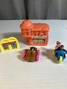 VTG 1993 McDonalds Happy Meal Flintstones Lot Building Vehicles Rockdonalds 4pcs - Picture 1 of 22