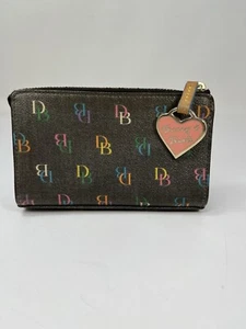 Kleine Vintage Dooney und Bourke Clutch Reißverschluss gebraucht - Bild 1 von 8