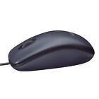 Logitech B100 Wired Optical Mouse, USB, 800 DPI, Ambidextrous, OEM