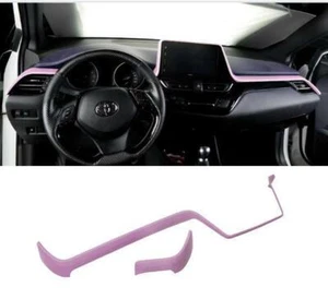 Pink Dashboard Side Vent Overlay Cover Trim 2PCS For Toyota CHR C-HR 2018-2021 - Picture 1 of 2