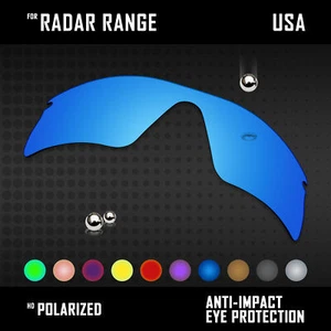 Lentes de repuesto polarizadas antiarañazos para opciones de rango de radar Oakley - Imagen 1 de 30