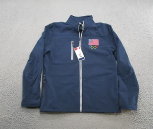 Clique USA Olympic Hershey Promo Full Zip Soft Shell Jacket Men's Size M NEW - Picture 1 of 12