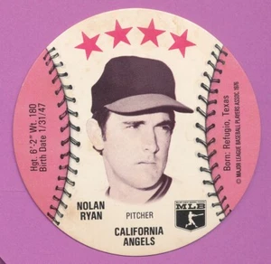 ISALY's SWEET WILLIAM NOLAN RYAN HOF 1976 MSA DISC MLBPA MID-GRADE VINTAGE TPHLC - Picture 1 of 2