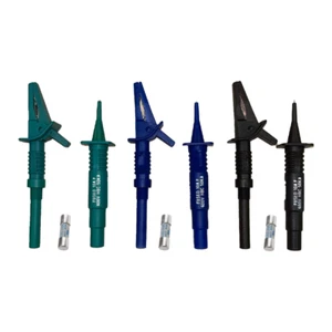 Leaderman LDM-FPS1 Fused Test Probes, Crocodile Clips & Spare 10 Amp Fuses - Picture 1 of 10