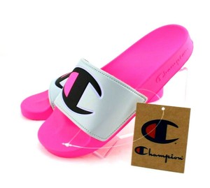 pink champion sandals
